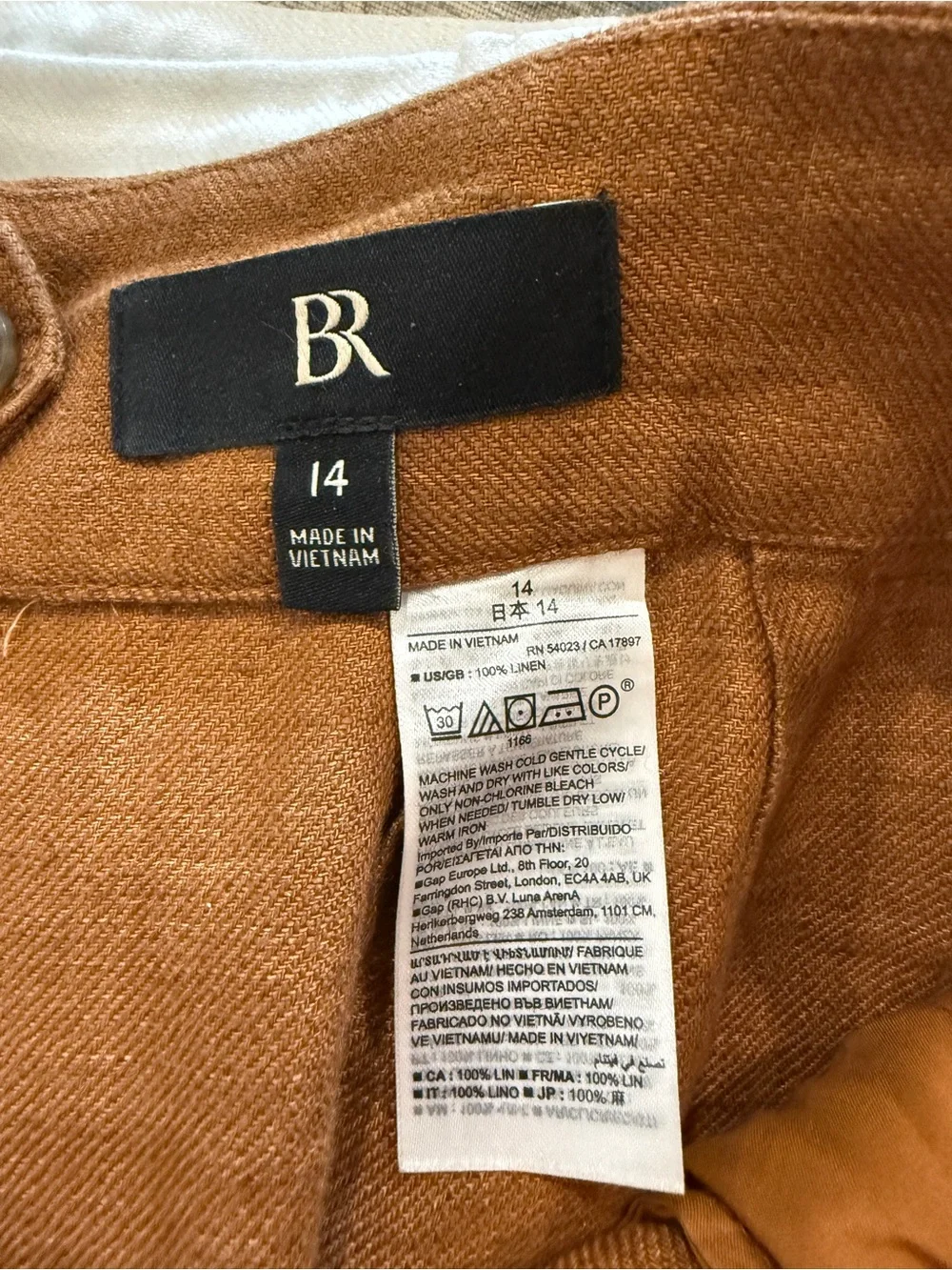 Banana Republic Lina Linen Ultra Wide-Leg Trousers